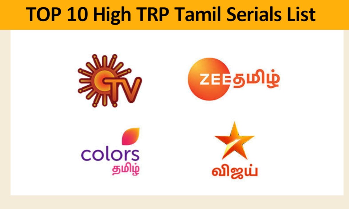 top 10 TRP Tamil Serials